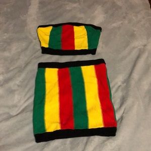 ADORABLE Rasta 2-piece set